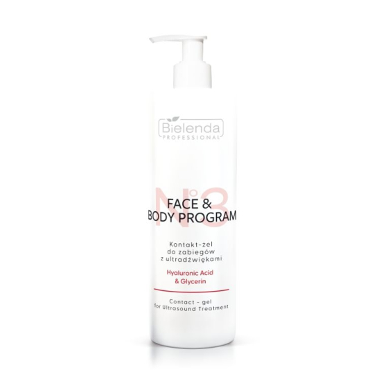 BIELENDA PROFESSIONAL KONTAKTOWY ŻEL DO ULTRADŹWIĘKÓW, MEZOTERAPII, SONOFOREZY 500g